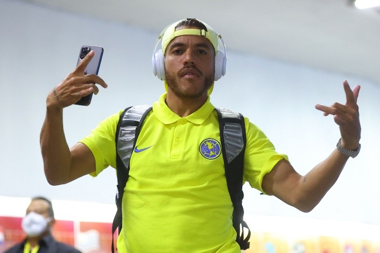 Ciudad de Mexico, 6 de septiembre de 2022. Jonathan Dos Santos, durante el partido de la jornada 13 del Torneo Apertura 2022 de la Liga BBVA MX, entre las Águilas del America y el Atletico San Luis, celebrado en el Estadio Azteca. Foto: Imago7/ Eloisa Sánchez