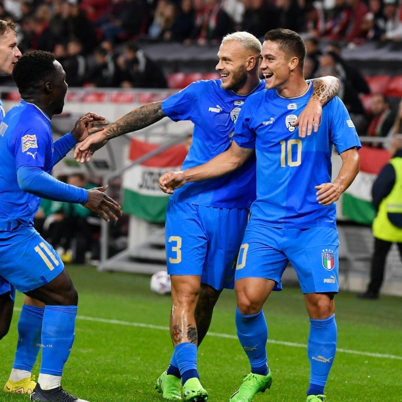 Italia avanza en la Nations League con su triunfo ante Hungría