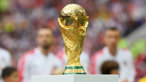 The FIFA World Cup Trophy.