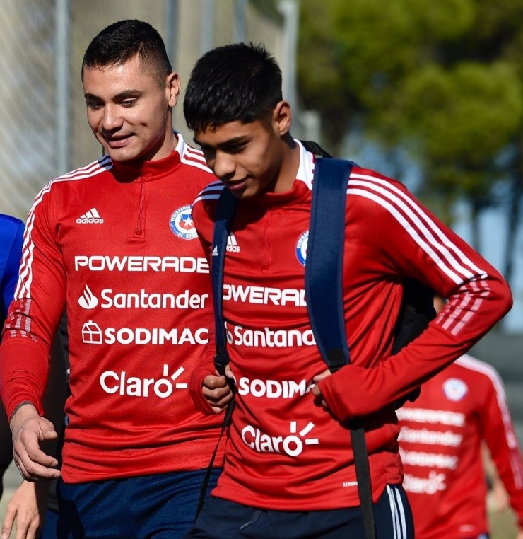 Darío Osorio y Cristóbal Campos no vieron minutos en La Roja | Foto: Archivo 