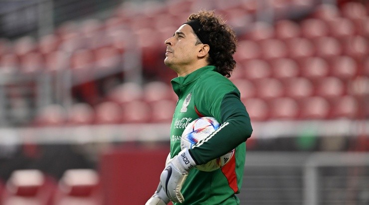 Santa Clara, California a 26 de Septiembre de 2022. Guillermo Ochoa durante el entrenamiento de la selección nacional de Mexico realizado en el estadio Levi´s, previo al partido de preparación frente a la selección de Colombia.Foto/Imago7/Etzel Espinosa