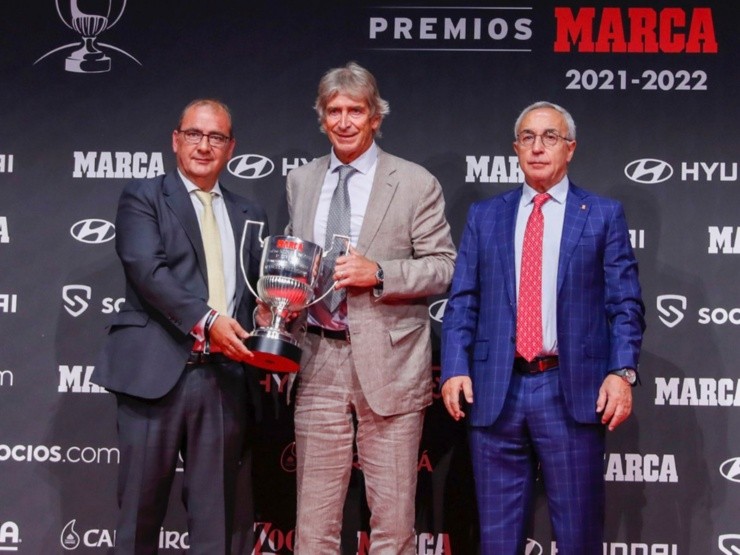 Manuel Pellegrini obtuvo por segunda ocasión este premio | Foto: Archivo  