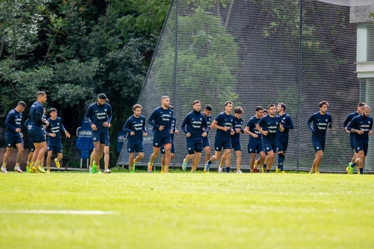 Varios jugadores volvieron a los entrenamientos (@PumasMX)