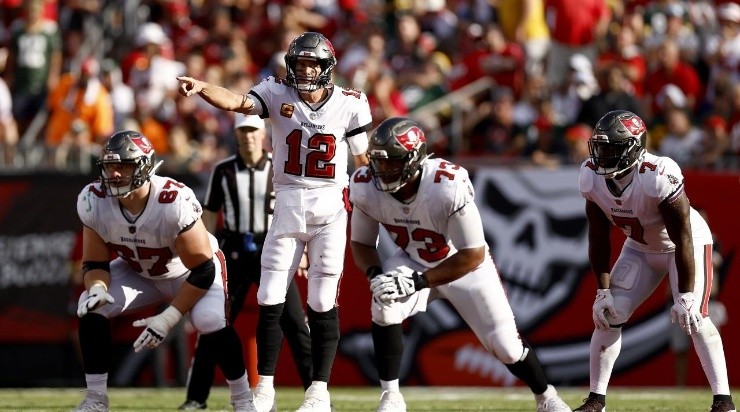 Tom Brady #12 of the Tampa Bay Buccaneers (Photo by Douglas P. DeFelice/Getty Images)