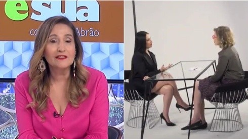 Foto 1: Reprodução/RedeTV! | Foto 2: Reprodução/YouTube/De Frente com Gabi De Novo
