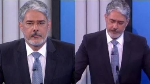 William Bonner no debate da Globo. Fotos: Reprodução/TV Globo