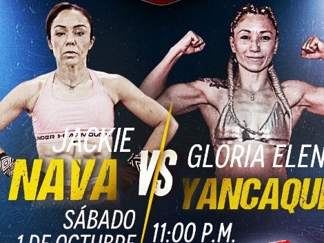 HOY EN VIVO Jackie Nava vs. Gloria Elena Yancaqueo por una pelea de boxeo, cartelera completa