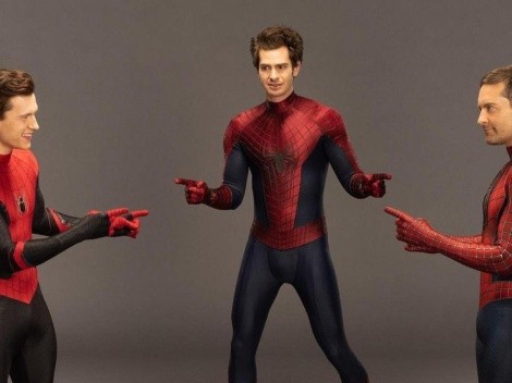 Spider-Man: foto inédita de Tobey Maguire, Andrew Garfield y Tom Holland