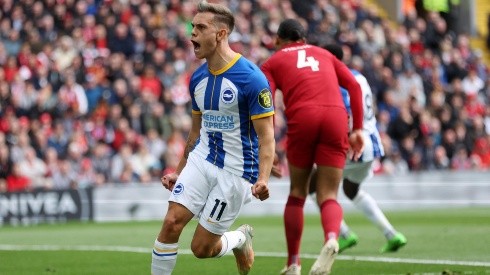 Trossard y su hat-trick en Anfield