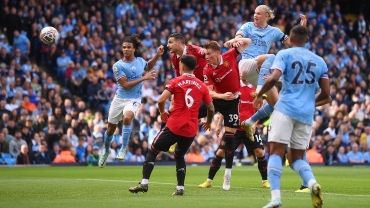 Gran victoria del City sobre el United por la Premier League.