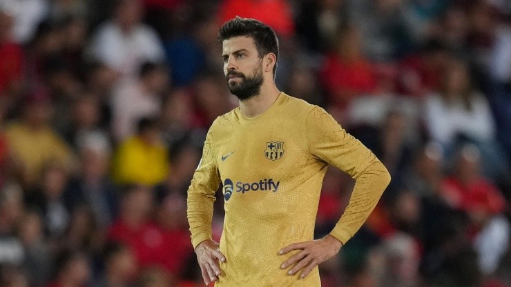 Gerard Piqué ante Mallorca.