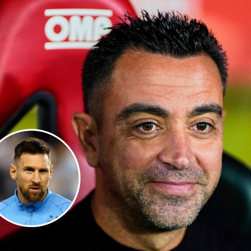 Xavi fue contundente ante el posible retorno de Messi a Barcelona