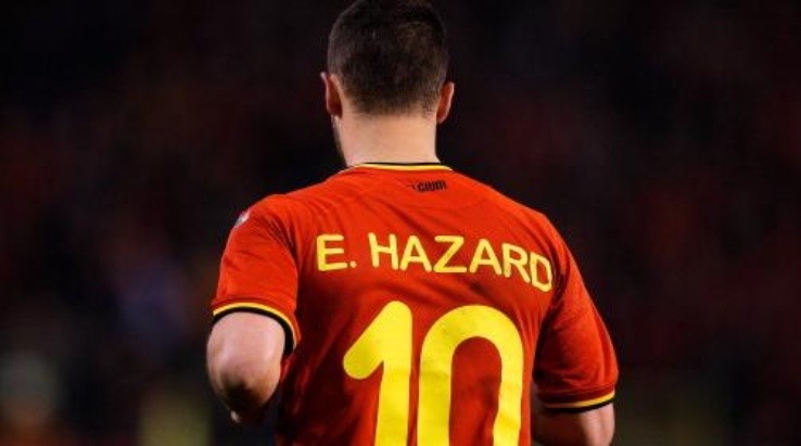 BRUSSELS, BELGIUM - MARCH 05:  Eden Hazard of Belgium looks on during the International Friendly match between Belgium and Ivory Coast at The King Baudouin Stadium on March 5, 2014 in Brussels, Belgium.  (Photo by Dean Mouhtaropoulos/Getty Images)