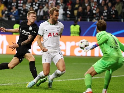 Champions League: Eintracht Frankfurt y Tottenham quedaron a mano