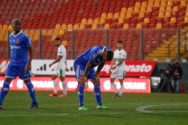 La U cayó ante Audax Italiano en Santa Laura | Foto: Agencia Uno 
