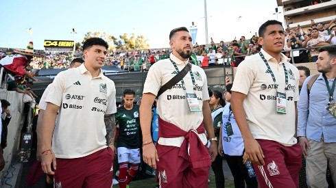 Jorge Sánchez, Héctor Herrera y Luis Romo en la Fecha FIFA de septiembre.