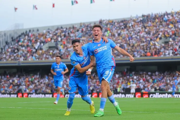 Huescas en festejo de gol. Créditos: Imago7