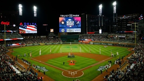 View of the Truist Park in 2021 MLB World Series.