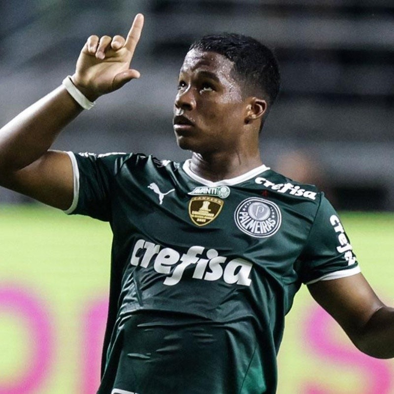 Impresionante bienvenida en Palmeiras a Endrick en su debut como profesional