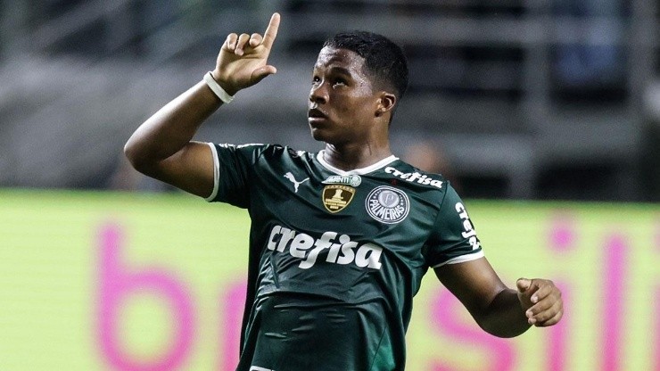 Imagen del debut de Endrick con Palmeiras.