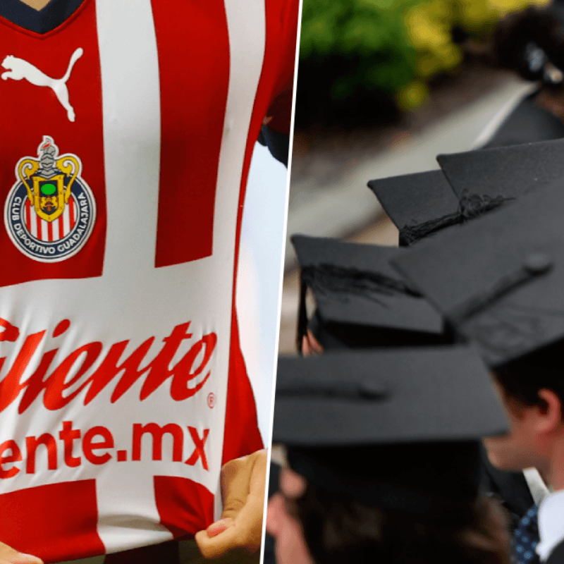 El jugador de Chivas de Guadalajara que se graduó en la universidad