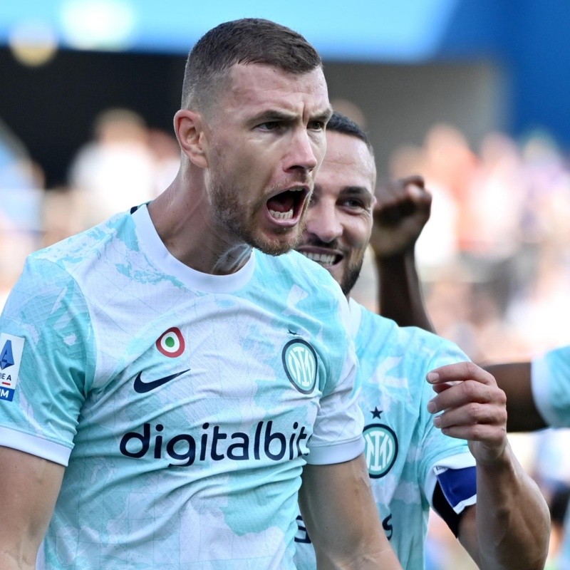 Un doblete de Dzeko le dio tres puntos dorados al Inter ante Sassuolo