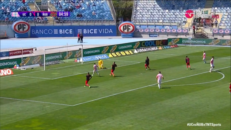 Gol Fernando Zampedri Universidad Católica Ñublense