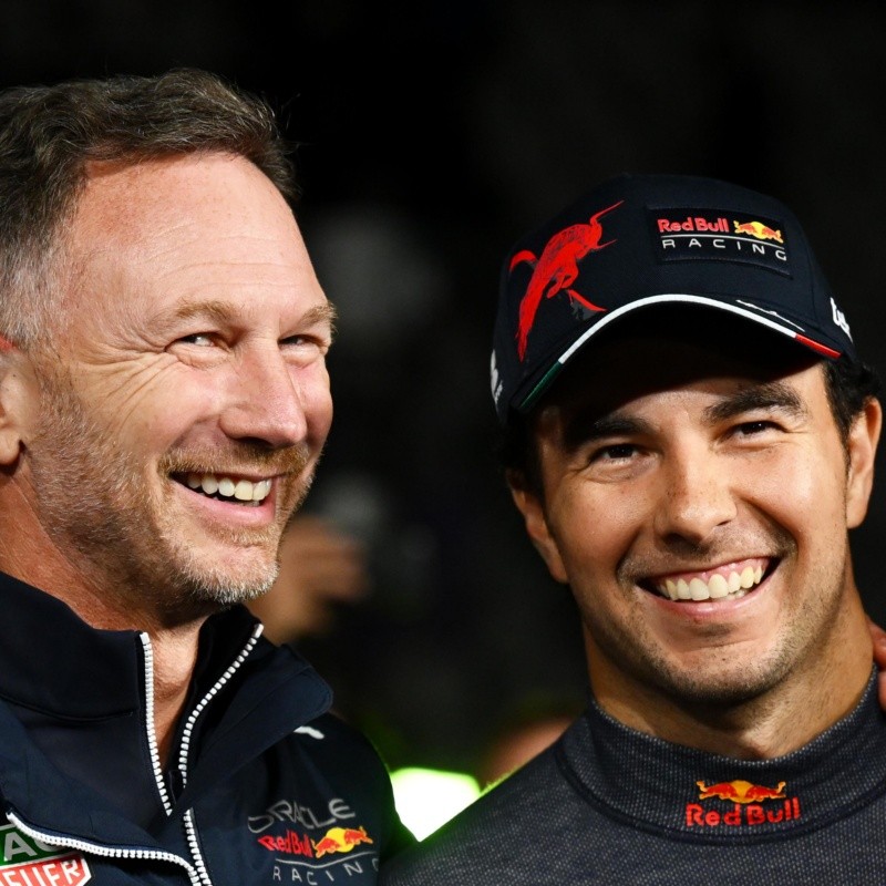 Las palabras de Horner para Checo tras la coronación de Verstappen