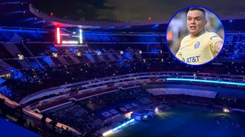 Cruz Azul pintó el Estadio Azteca de azul con espectacular show de luces.