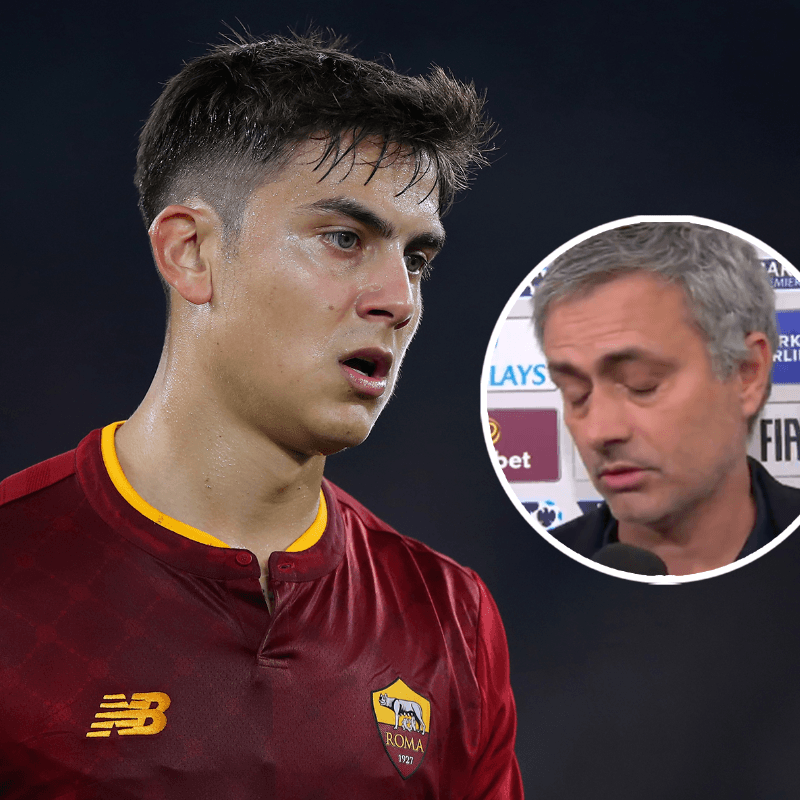 Mourinho: "Veo difícil que Dybala juegue antes de 2023"