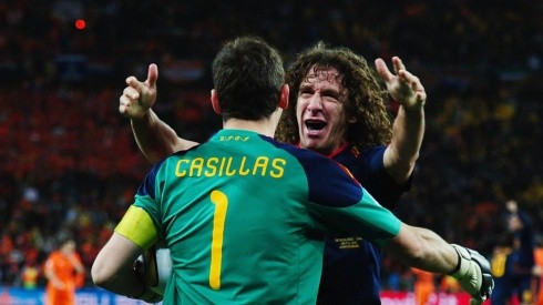 Carles Puyol e Iker Casillas.