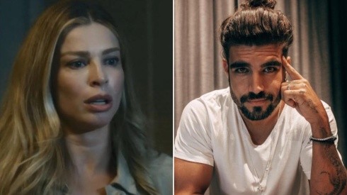 Fotos: Reprodução/TV Globo (esquerda) - Instagram/Caio Castro (direita)