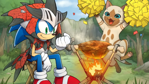 Sonic Frontiers tendrá un DLC gratis en colaboración con Monster Hunter