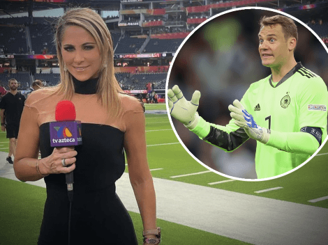 Inés Sainz exhibe a Manuel Neuer por actitud reprochable