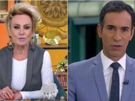 Durante o Mais Você, Ana Maria Braga manda mensagem de apoio para César Tralli após morte da mãe do jornalista