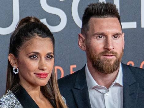 ‘Si Messi batalla con la mujer’: La imagen de Anto en el partido del PSG
