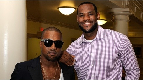 LeBron James and Kanye West