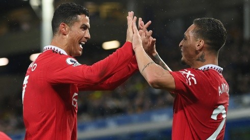 Cristiano Ronaldo and Antony of Manchester United