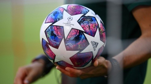 The UCL match ball.