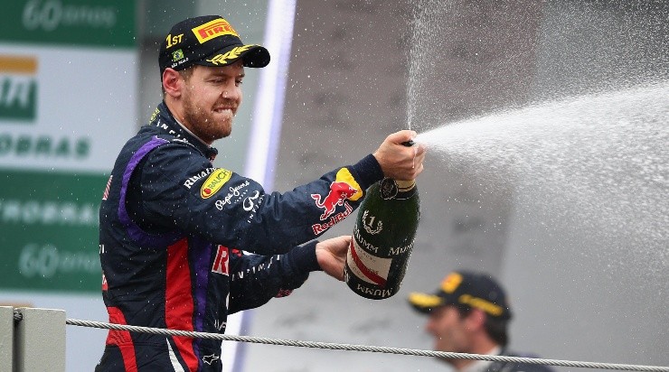 Vettel, otro hombre récord en la F1. (Getty Images)