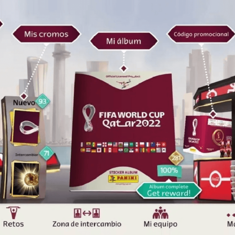 Álbum virtual del Mundial de Qatar 2022, cómo conseguir tres sobres gratis