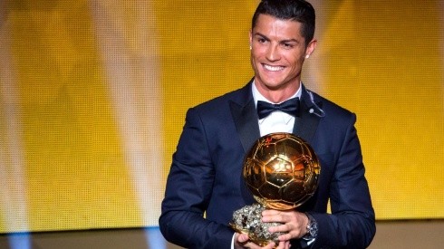 Cristiano Ronaldo en la gala del Balón de Oro.