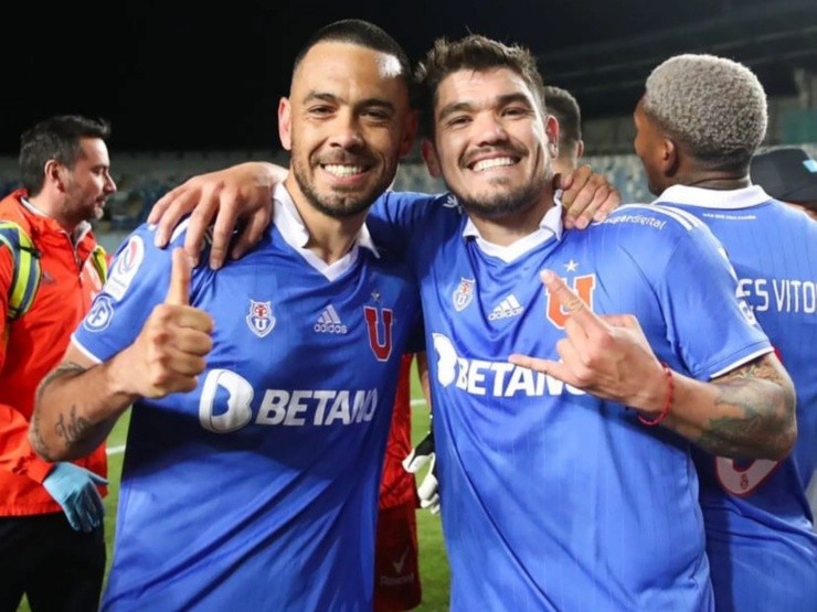 Domínguez y Casanova conforman una sólida dupla defensiva | Foto: U. de Chile 