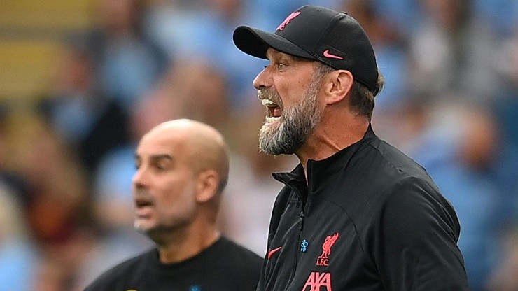 Pep Guardiola y Jurgen Klopp en dirección.