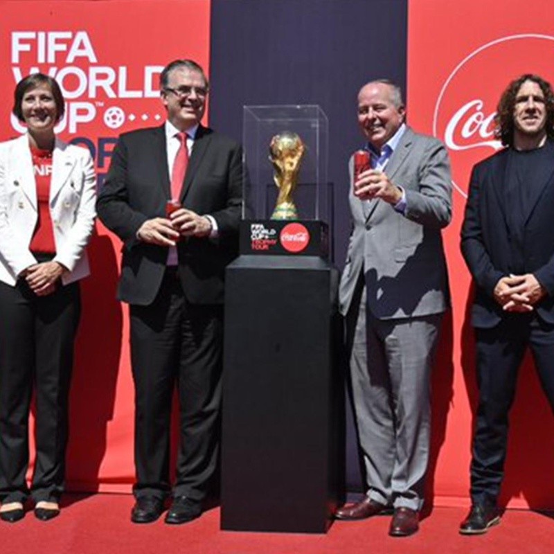 La Copa del Mundo llegó a Ciudad de México entre mariachis e invitados de honor