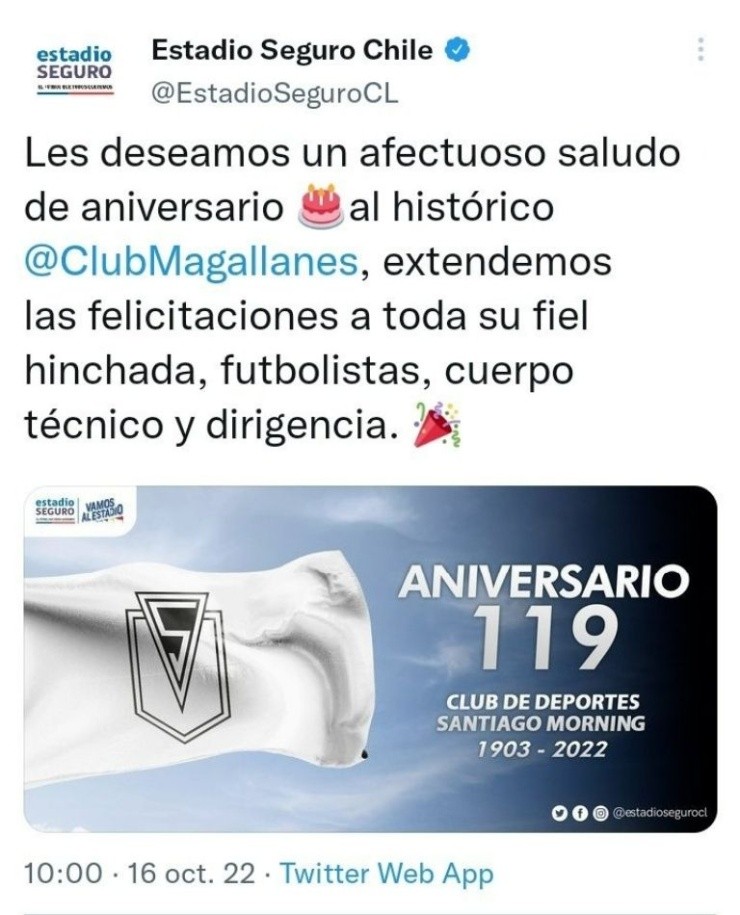 Estadio Seguro Santiago Morning Saludo