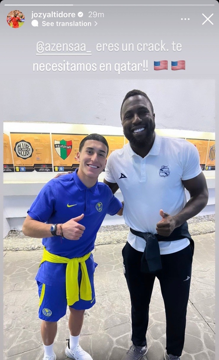 Alejandro Zendejas Jozy Altidore | Instagram