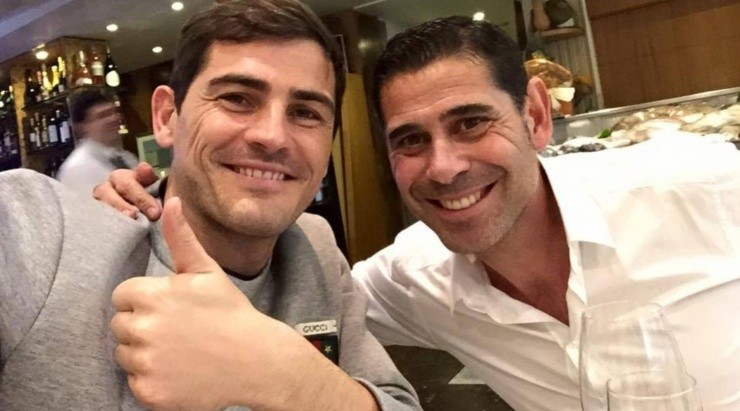 Iker Casillas y Fernando Hierro | Instagram
