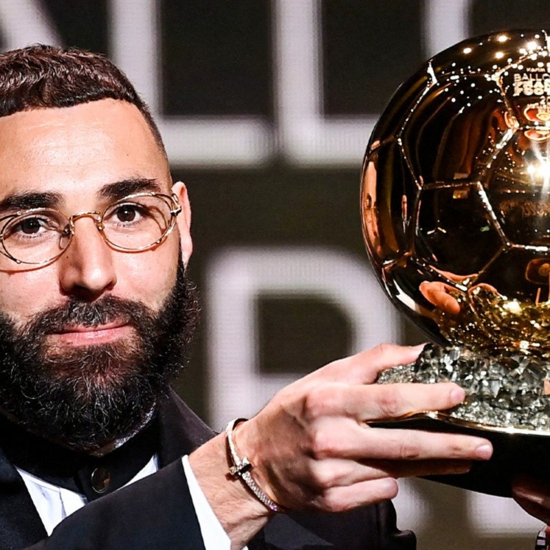 Así quedó el top 20 del Balón de Oro: Benzema, el mejor del mundo