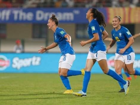 Seleção Brasileira amassa a Índia e garante vaga nas quartas de final da Copa do Mundo Feminina Sub-17